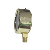 SONGLIN Y60 All Brass Oil Pressure Gauge 0-15000Psi Seismic & Vibration-resistant 1.6%/2.5% Accuracy 1 Year Warranty