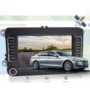 Universale 7 pollici 2 Din Touch Screen navigazione Android autoradio Android Auto elettronica lettore DVD per Auto