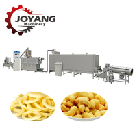 Ligne de production entièrement automatique de snacks soufflés industriels avec machine d'extrusion haute performance