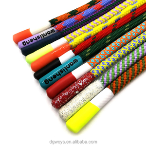 Nhà Máy <span class=keywords><strong>OEM</strong></span> Bán Buôn Polyester Màu Đen Màu Trắng Màu Đỏ Vòng Bông Vẽ Dây Với Lời Khuyên Kim Loại Cho Áo - Product Image 4