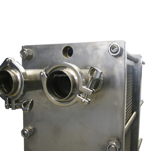 โยเกิร์ตเครื่องแลกเปลี่ยนความร้อนชนิดแผ่นกว้างสำหรับพาสเจอร์ไรเซอร์ - Product Image 4