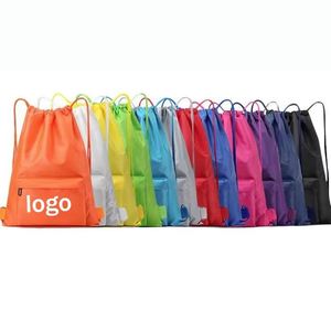Sac à dos léger unisexe à cordon de serrage, grande capacité, imperméable, pour le sport, la remise en forme, les voyages, la randonnée, la natation, en polyester - Product Image 1
