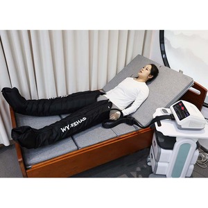 Masseur pneumatique à compression à 12 chambres CE pour la récupération des jambes, drainage lymphatique pour les personnes qui restent longtemps debout, sédentaires et alitées - Product Image 1