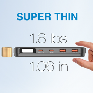 ไฟฉาย LED ฉุกเฉินใช้ในอาคารกลางแจ้งแหล่งจ่ายไฟ40000mAh 148WH 20V 5A USB QC 18W แล็ปท็อปชาร์จเร็<span class=keywords><strong>ว</strong></span> - Product Image 5