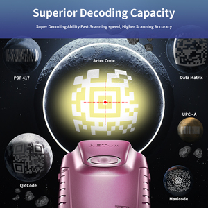 Netum tự động Súng không dây quét lại clip làm việc với máy tính bảng iOS Android Windows MacOS cho kho hàng tồn kho POS 2d-e900 - Product Image 6