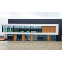 Entrepôt préfabriqué moderne en acier, atelier industriel, bâtiment à structure légère en acier, salle d'exposition - Vente chaude