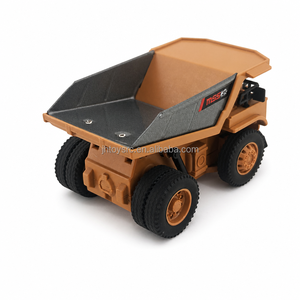 Coche de Control Remoto de Aleación a Escala 1:64, 2.4Ghz, 8 Canales, Juguete de Control Remoto para Niños, Camión <span class=keywords><strong>Volquete</strong></span> con Luces - Product Image 3