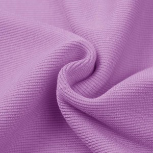 Composición personalizada Algodón Poliéster Disponible Blanco Elástico Tubular Rib Knit Fabric In Tube - Product Image 6