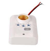 Microondas radar Sensor Portalámparas E27 Sensor de movimiento Portalámparas