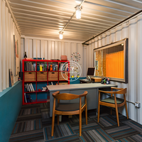 Bureau Conteneur Portable Personnalisé 20ft 8ft 10ft – Solution de Bureau Modulaire Préfabriqué de Petite Taille pour Chantier – Bureau Conteneur Maritime