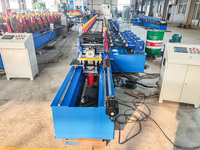 41*41/41*21mm C U-Form Solarmodul-Montagehalterung Rollformmaschine mit Lager PLC-Steuerung 0-5m/min Kapazität 11kW 380V