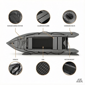 <span class=keywords><strong>Kayak</strong></span> de pêche gonflable en PVC, <span class=keywords><strong>Kayak</strong></span> gonflable Kaboat, Fournisseur d'or entrepôt Europe UE - Product Image 2