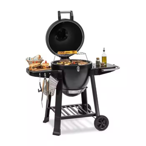 Meilleur Char-Griller de haute qualité <span class=keywords><strong>Primo</strong></span> Original Steel Egg Kamado Garden Supplies BBQ Charcoal Grills avec table à roulettes - Product Image 1
