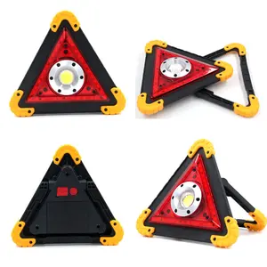 Suitable For Car Repair Camping Hiking Fishing Emergency Portable LED Light High Brightness Triangle Red Warning Light