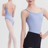 Leotard Tari untuk Wanita dan Remaja Putri |   Baju Balet Beludru untuk Pertunjukan & Kelas |   Desain Elegan Berpotongan Tinggi