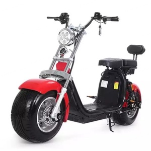 Scooter électrique à pneus larges de 10 pouces, 2000W, moto électrique pour adultes avec deux batteries au lithium 60V, scooter Citycoco - Product Image 3