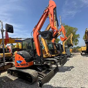 Used Hitachi ZX55 Mini Excavator <b>Small</b> Construction Machinery From Japan 5ton Operating <b>Weight</b> - Product Image 1
