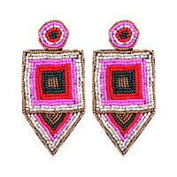 KDB7985 Handmade Seed Bead Earrings, Latest popular