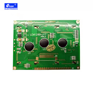 12864 màu xanh lá cây <span class=keywords><strong>128x64</strong></span> đồ họa STN <span class=keywords><strong>LCD</strong></span> COB mô-đun Sản phẩm thể loại đồ họa hiển thị - Product Image 4