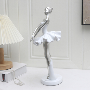 Statuetta Decorativa in Resina di Ballerina, Ornamento per Casa, Regalo di Natale, San Valentino, Compleanno, <span class=keywords><strong>Arte</strong></span> Danzante per Interni - Product Image 6