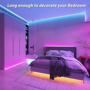 5V IR BT Smart <b>RGB</b> LED Light Strings for Indoor Decoration 5M-20M Lengths App <b>Control</b> & Dimmable - Product Image 3