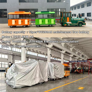 Train sans rails de haute qualité pour <span class=keywords><strong>parc</strong></span> d'attractions, bus touristique personnalisé de 20 places, train électrique de Noël pour enfants - Product Image 3