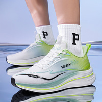 Sepatu Sneakers Pria Berkualitas Tinggi dengan Bantalan Mesh, Sol Tebal, Sol Lembut, Gaya Basket untuk Pria 2024