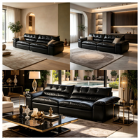 Canapé de style moderne pour salon, ensemble de meubles de luxe pour villa, canapé-lit confortable pour hall d'hôtel et resort