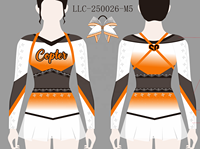 Uniformes de cheerleading en tissu à manches longues, personnalisés OEM, avec strass étincelants, costumes avec nœuds, logo gratuit