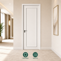 Porte intérieure décorative en mélamine haut de gamme, écologique, ignifuge et facile à nettoyer pour appartement et maison