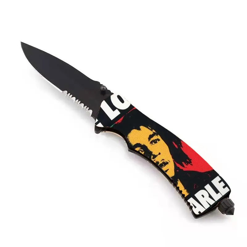 71 Алюминиевый нож ручной работы на заказ охотничий карманный складной нож Охота Выживание Кемпинг