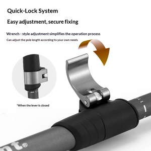 Outdoor Trekking Pole Super <b>Light</b> Aluminum Alloy Telescopic Folding Anti Slip Hiking Walking <b>Stick</b> Universal Outdoor Equipment - Product Image 4