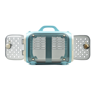 calidad de la aviación portátil de plástico gato <span class=keywords><strong>perro</strong></span> de lujo <span class=keywords><strong>para</strong></span> mascotas <span class=keywords><strong>caja</strong></span> aérea aprobado de jaulas de transporte - Product Image 5