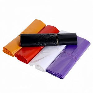 ถุงช้อปปิ้ง PE สีสันสดใส ราคาถูก พิมพ์ลายกราเวียร์ ใส่โลโก้เองได้ ถุงใส่ของแบบเสื้อยืด สำหรับร้านขายของชำ - Product Image 3