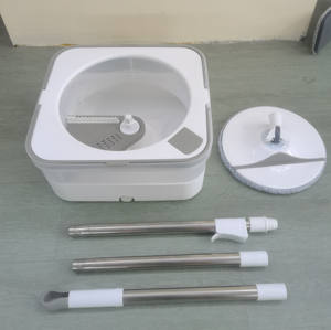 360 microfibre simple seau vadrouille ensemble télescopique <span class=keywords><strong>en</strong></span> acier inoxydable pôle Spin caractéristique <span class=keywords><strong>pour</strong></span> la séparation de l'eau sale <span class=keywords><strong>pour</strong></span> le nettoyage des sols - Product Image 3