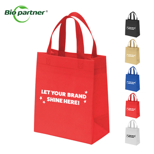 Custom Logo Color Portable Non Woven Tote Bag Reusable Shopping Non-Woven Bag Large Promotional Retail Store Packaging
