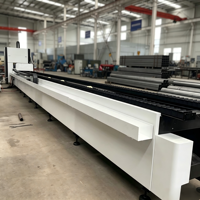 Découpeuse laser à fibre CNC pour tubes métalliques de 8 mm à 350 mm, machine de découpe laser pour tubes carrés et circulaires en acier, fer et aluminium