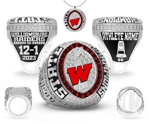 แหวนแชมป์ฟุตบอลเยาวชนรุ่น Sidan 669 แบบกำหนดเอง ชุบทองคำสีกุหลาบ โลหะผสมสังกะสี รูปหัวใจ ดีไซน์ดั้งเดิม - Product Image 3