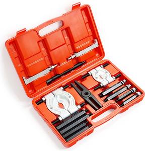14 Pcs <span class=keywords><strong>Bearing</strong></span> Extrator Set Heavy Duty 5 Ton Grande Capacidade Separador De Rolamentos Heavy Duty <span class=keywords><strong>Bearing</strong></span> Splitter Tool Kit - Product Image 1