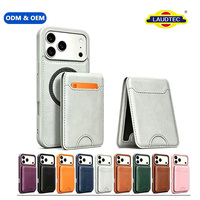 Portefeuille magnétique en cuir PU avec support pour cartes, idéal pour les voyages d'affaires, personnalisable OEM/ODM pour iPhone 18 17 16 Pro/Pro Max