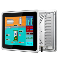 Smart TV 10,4 pulgadas a bordo Din Rail Pc tableta inteligente pantalla táctil Panel Industrial Pc para VOD entretenimiento Smart TV