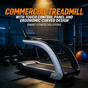 <span class=keywords><strong>Caminadora</strong></span> Eléctrica Comercial <span class=keywords><strong>con</strong></span> Estructura de Acero, Panel de Control Táctil, Inclinación Automática, Diseño Ergonómico en Arco, Multifunción, 2200x960x1900MM - Product Image 2