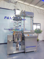 Mélangeur émulsifiant sous vide 200L, homogénéisateur, machine cosmétique, machine de production de produits
