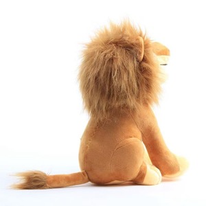 Peluche de <span class=keywords><strong>León</strong></span> Sentado Personalizado, Juguete de Peluche Suave Relleno de Algodón PP, <span class=keywords><strong>Simba</strong></span> <span class=keywords><strong>Rey</strong></span>, Tela de Algodón, Malla Antiestrés, Lavable - Product Image 3