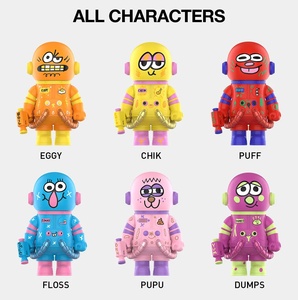 POPMART MEGA <span class=keywords><strong>SPACE</strong></span> MOLLY 400% JON BURGERMAN ซีรีส์นักบินอวกาศ ฟิกเกอร์พีวีซี กล่องสุ่ม ตุ๊กตาลึกลับ ชุด 6 ชิ้น ขนาด 1/100 - Product Image 5