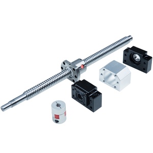 SFU2005 <b>Set</b> 20mm Diameter Linear Customized Shaft Length Bearing Rod Support Support Bearing Linear Rod - Product Image 1