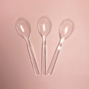 Cpla khỏe mạnh PLA rõ ràng trắng đen dùng một lần compostable trong suốt muỗng nĩa thiết lập dao kéo - Product Image 2