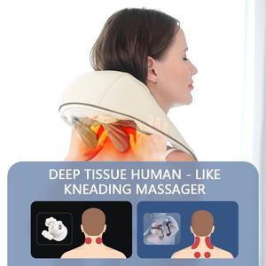 Masajeador de Hombros y Cuello Edición Profesional - Con Masaje Humanoide Realista, Recargable para Relajar Músculos, Masajista para el Hogar - Product Image 4