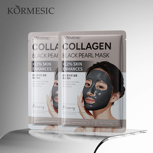 KORMESIC 35ml Cosmetici Private Label Maschera Viso Coreana Sbiancante al Collagene e Perla <span class=keywords><strong>Nera</strong></span> in Foglio di Cristallo per la Cura della Pelle - Product Image 2