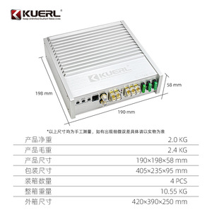 เครื่องขยายเสียงรถยนต์ Kuerl 1200W โมโน คลาส D กำลังขับสูง ตัวเรือนอะลูมิเนียมอัลลอยด์ ช่องสัญญาณเดี่ยว อัพเกรดระบบเสียงรถยนต์ - Product Image 2